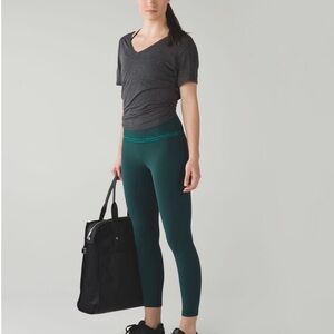 Lululemon Align 25” OG Size 2 Deep Green Jungle Hero Blue
